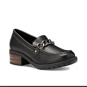 New Eastland Nora Chain Slip On Shoes 8.5 Black